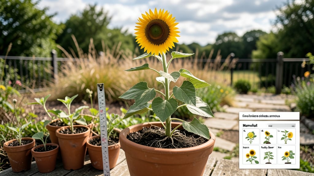 How Tall Do Sunflowers Grow in Pots: Dwarf Varieties That Thrive in Containers