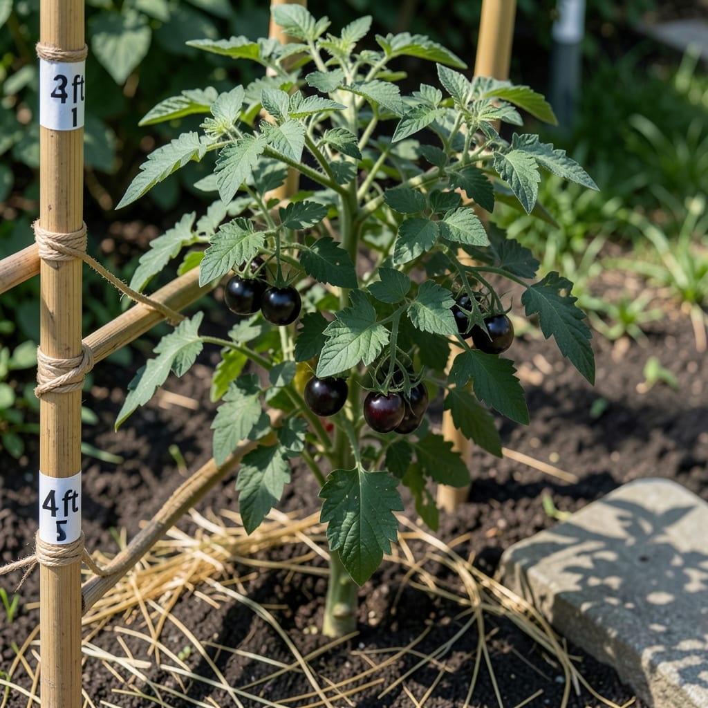 How Tall Do Black Cherry Tomato Plants Grow: Variety-Specific Heights & Trellis Needs