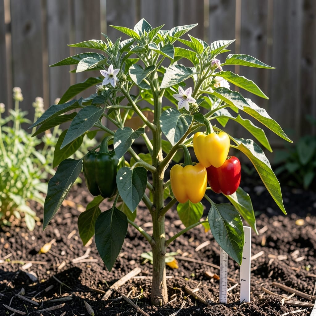 How Tall Do Bell Peppers Grow: Variety Height Chart for Containers & Gardens
