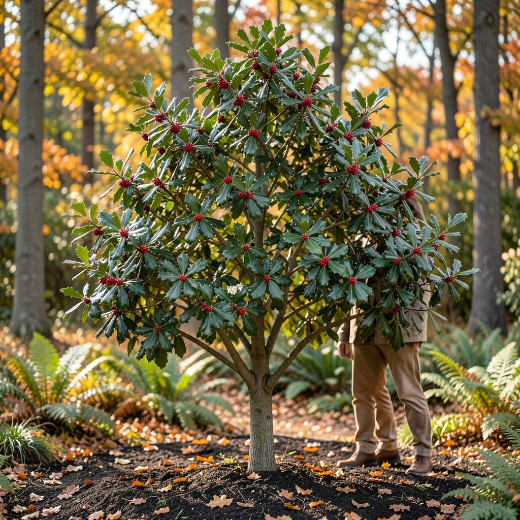 How Tall Can Holly Trees Grow: Mature Sizes by Variety and Growth Habits