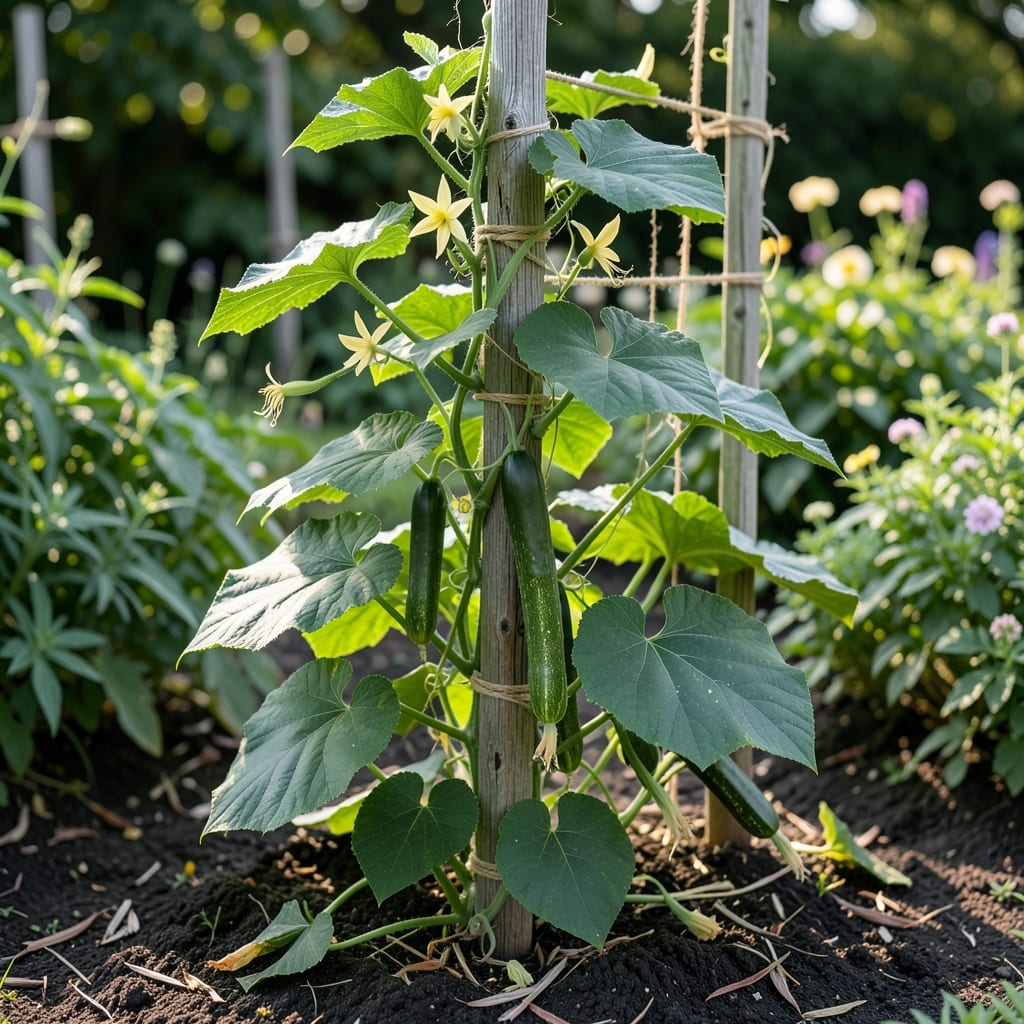How Tall Cucumber Plants Grow: Vine Lengths by Variety (Dwarf to 15-Foot Giants)