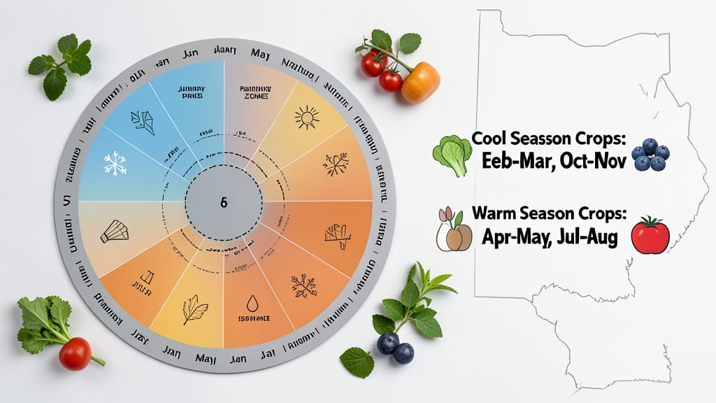 When to Plant in Ohio Calendar: Exact Months by Zone for Zero-Frost Risk Success