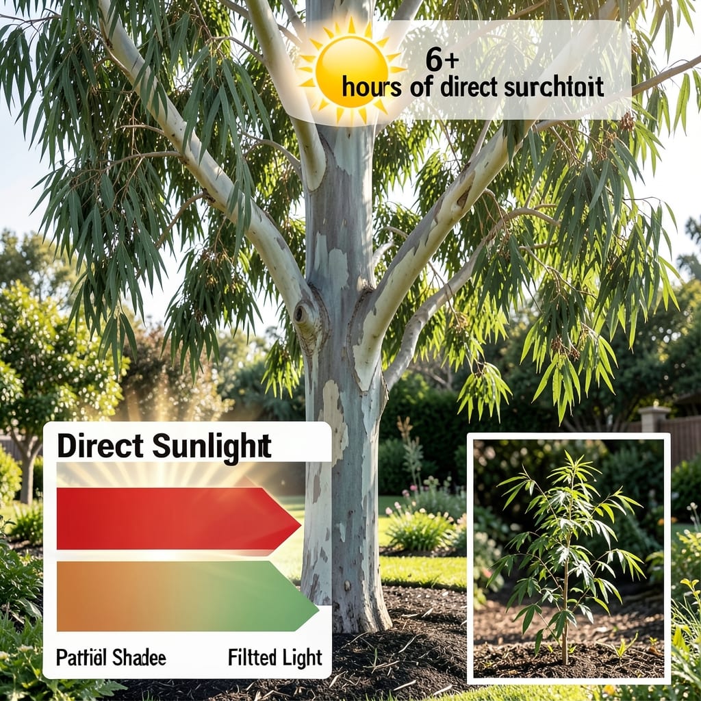 How Much Light Does a Eucalyptus Plant Need: Bright Sun Spots for Fast Growth & Leaf Health