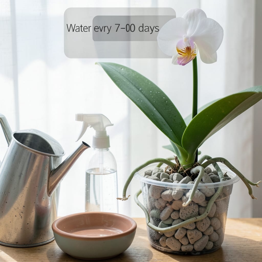 How Often to Water Orchids in Clay Pebbles: The 4-Week Schedule That Prevents Root Rot