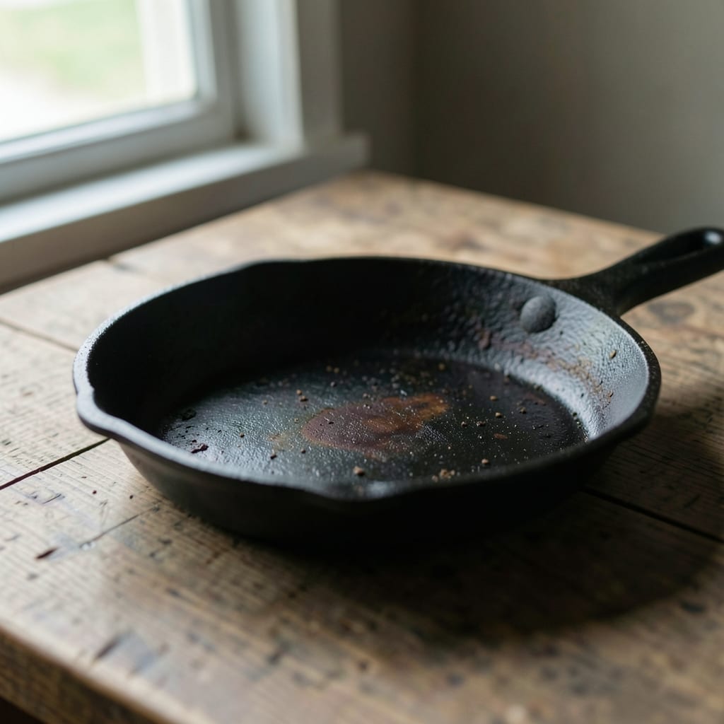 The cast iron skillet