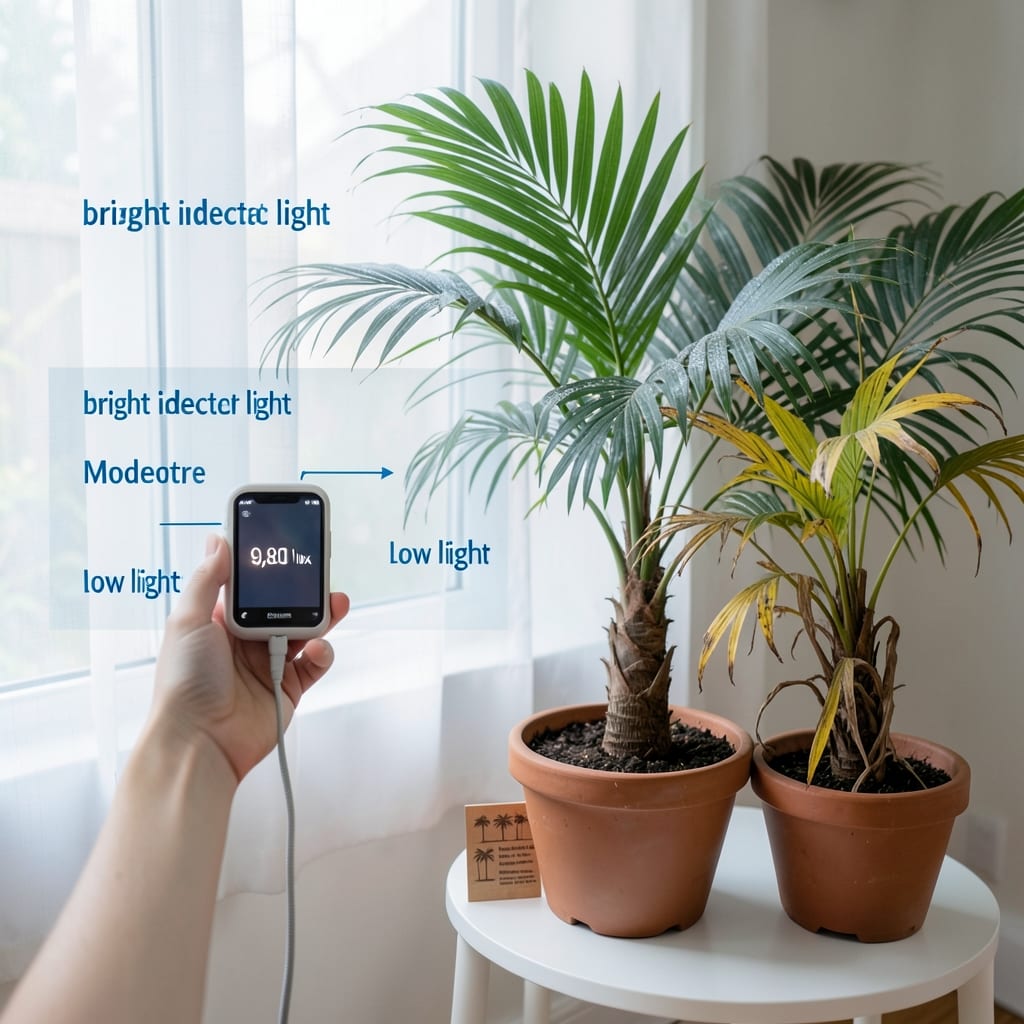 How Much Light Palm Plants Need: Low-Light Tolerance by Variety Revealed