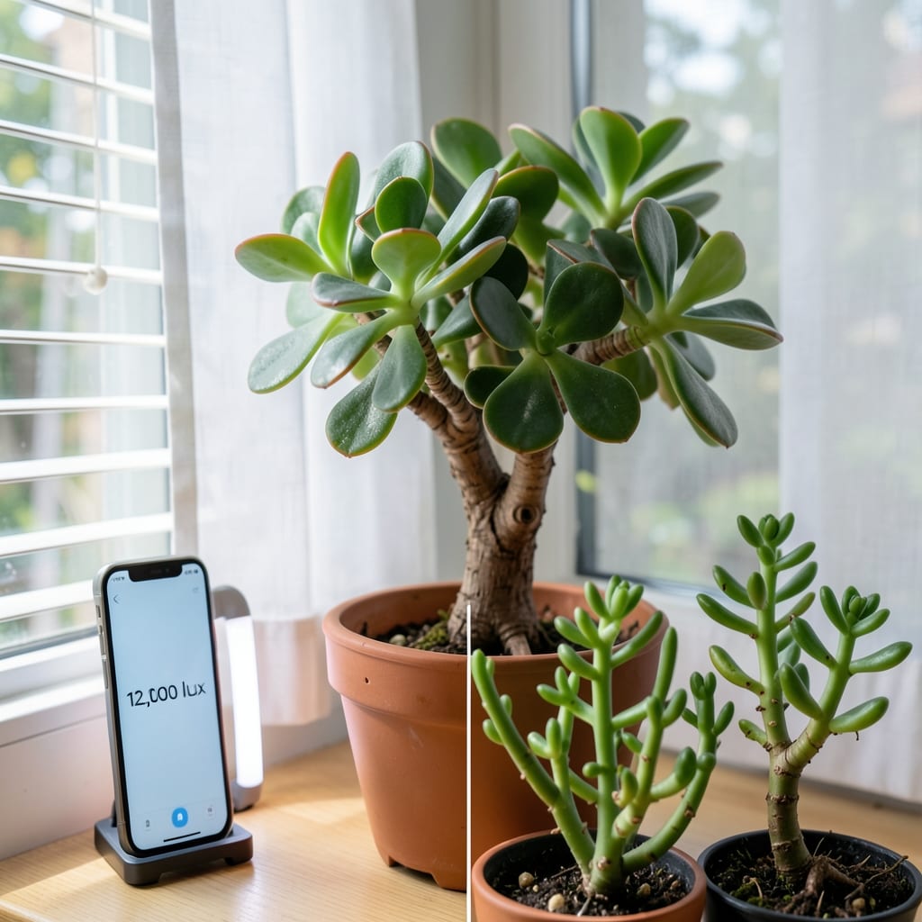 How Much Light Does a Jade Plant Need: Bright Indirect Sunlight Secrets for Healthy Growth