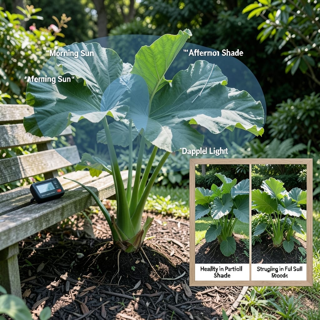How Much Light Do Elephant Ear Plants Need: Thriving in 4-6 Hours of Morning Sun Daily