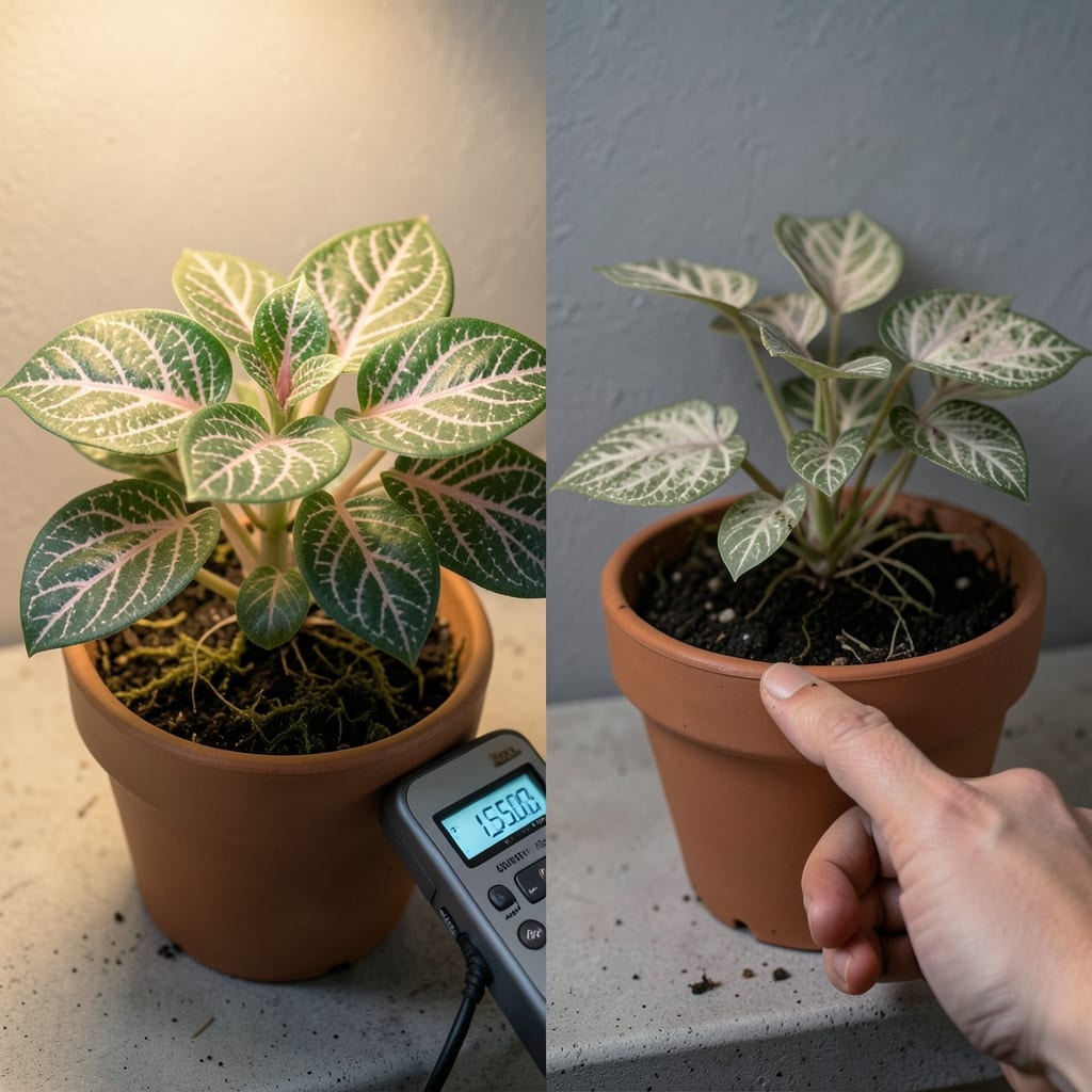 How Much Light Does a Nerve Plant Need: Thriving in Medium to Bright Indirect Sunlight